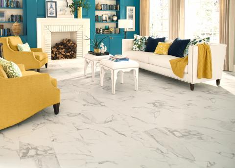 Roman Marble look with a premiere quality flooring