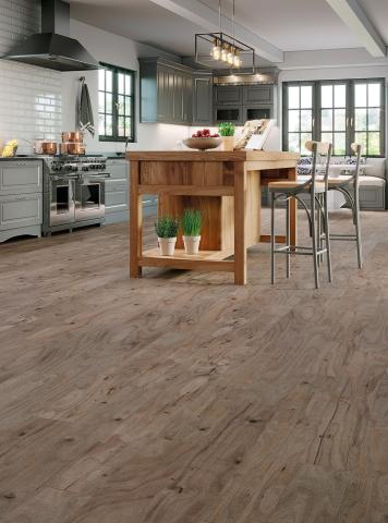 Natural, distressed, and re-claimed wood are terrific features.